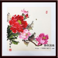 靜然國畫-牡丹-JR-KPMD-F-10002