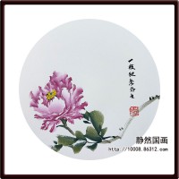 靜然國畫-牡丹卡片-JR-KPMD-Y-10028