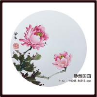 靜然國畫-牡丹卡片-JR-KPMD-Y-10029